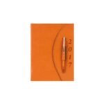 Agenda journalier à spirales avec porte-stylo 90 g/m² 16,5 x 23,5 cm