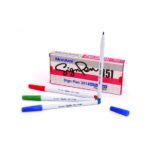 Boite de 12 Stylos Feutres Mon Ami pointe Médium 4 coloris au choix