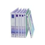 Lot de 5 Classeurs PVC Kinary 4 anneaux avec pochette Dos: 4 cm