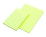 Lot de 5 notes repositionnables avec des lignes DONAU  150 mm x 101 mm Couleur jaune – Image 3