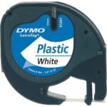 Ruban d'étiquettes DYMO Letratag 12mm x 4m coloris au choix