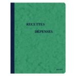 Journal comptable des recettes et dépenses 50 Pages