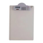 Porte blocs simple  A4 DELI avec calculatrice – Image 5