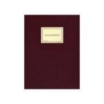 Registre '' ARRIVEE COURRIER'' 32x25 cm 100 pages