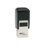 Cachet personnalisable COLOP Printer Q12 format empreinte 12mm x12 mm 2 lignes