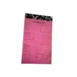 Lot de 5 manifolds "Bulletin de paie" 19x12,5 cm 50 feuilles