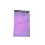 Lot de 5 manifolds "Bulletin de paie" 19x12,5 cm 100 feuilles