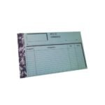 Lot de 5 manifolds "Bon de commande" 19x21 cm 50 feuilles