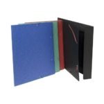 Paquet de 5 Chemises lustrées 3 rabats  600g/m² 32x44 cm pour A3 Col assorties