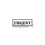 Cachet Formule en bois '' URGENT '' 62 mm x 20 mm