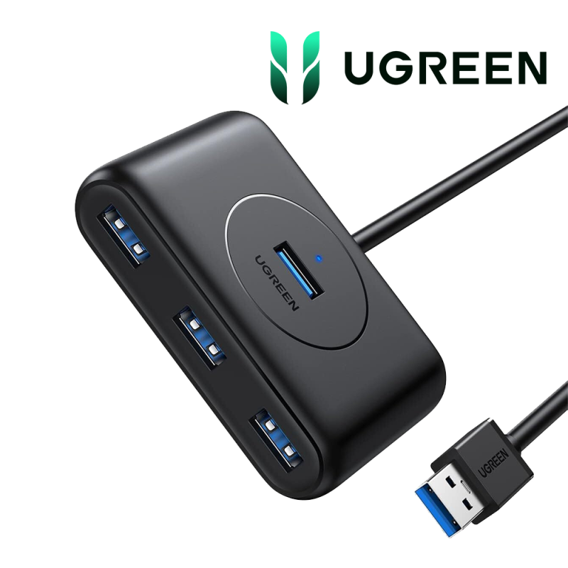 HUB Ugreen USB 3.0 vers 4 x USB Supporte PD (Power Delivery) - 1M (20291) – Image 1