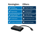 HUB USB-C Kensington CH1200 4 Ports - Compatible Windows/macOS (K33616WW) – Image 2