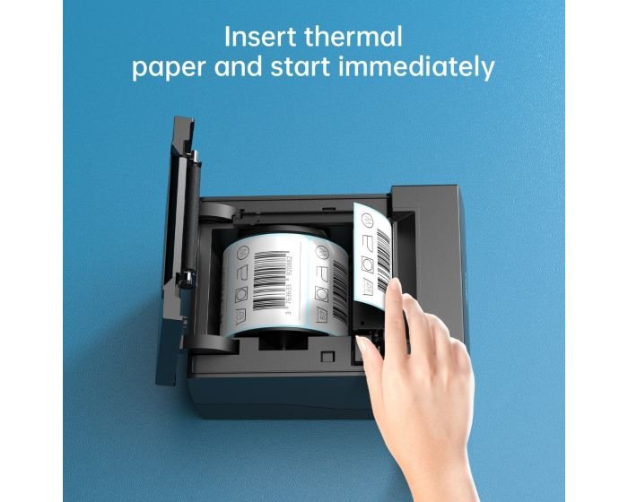 Imprimante Etiquettes THERMIQUE DELI E886BW 203 dpi Noir – Image 7