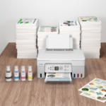 Imprimante multifonction Canon PIXMA G3470 à réservoirs rechargeables 3 en 1 - 11 ipm / 6 ipm Wi-Fi couleur Blanc (5805C029AA)