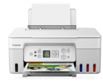 Imprimante multifonction Canon PIXMA G3470 à réservoirs rechargeables 3 en 1 - 11 ipm / 6 ipm Wi-Fi couleur Blanc (5805C029AA) – Image 5
