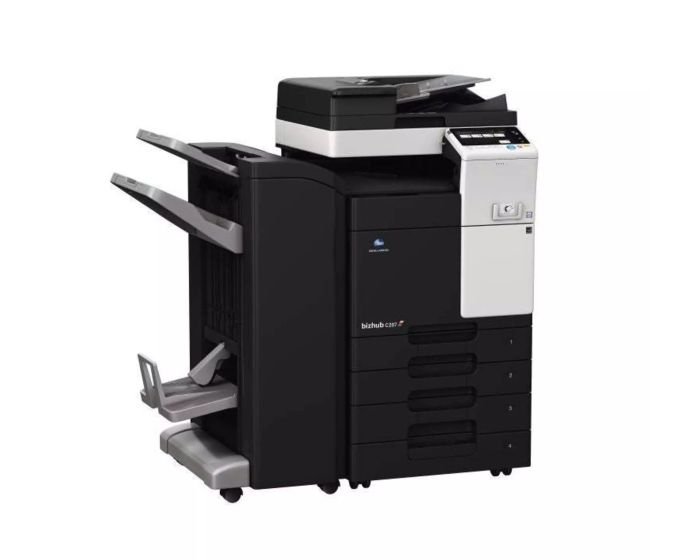 Imprimante multifonction Konica Minolta Bizhub 387 - 36 pages/min Chargeur de documents DF-628 et Meuble inclus – Image 2