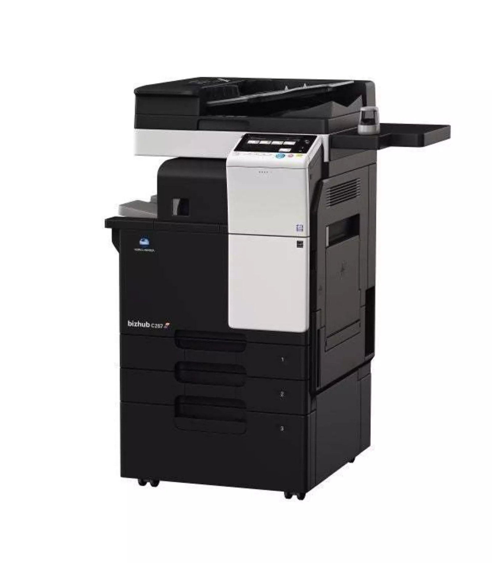 Imprimante multifonction Konica Minolta Bizhub 387 - 36 pages/min Chargeur de documents DF-628 et Meuble inclus – Image 7
