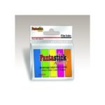 Lot de 24 Pochettes de 125 Index marques-pages Fantastick 45x12 mm (5Coul Fluo assorties)