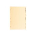 Intercalaire alphabétique SICLA – A à Z – Organisation de documents en classeur