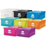 Boîte de rangement carton Leitz Click&Store Wow Format A4+ 4 couleurs au choix – Image 3