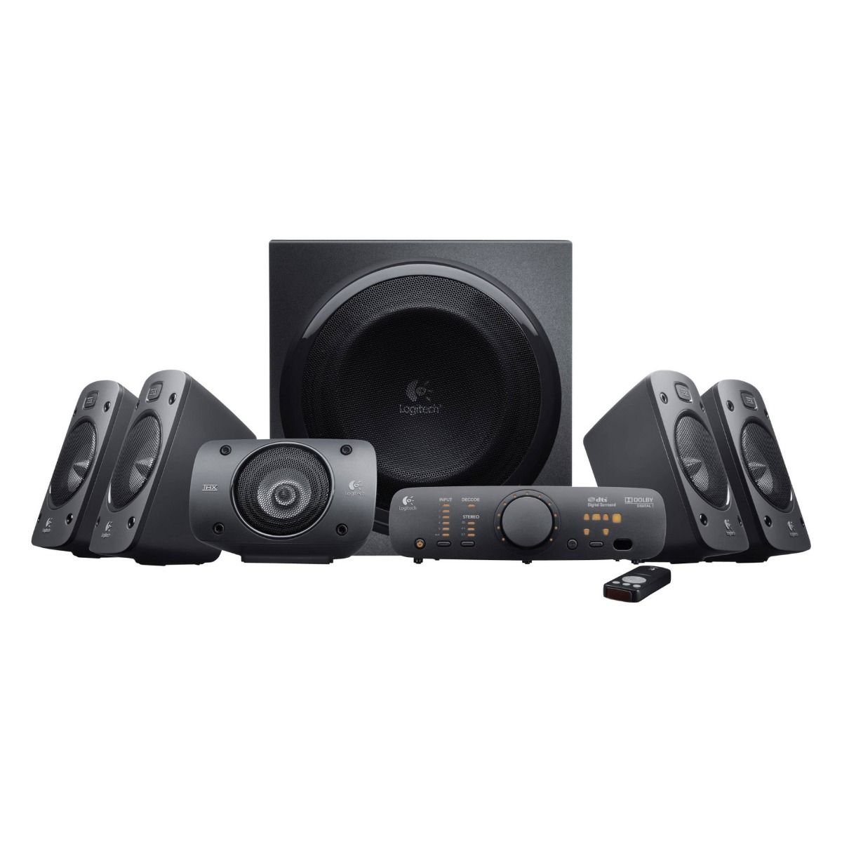 Logitech Speaker System Z906 - 5.1 - THX 500 Watts avec télécommande sans fil (980-000468) – Image 2