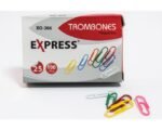 Lot de 10 boîtes de 100 trombones plastifiés Express XO-366 – Couleurs assorties – 25 mm – Image 2