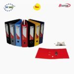 Lot de 10 Classeurs BOSTON  2 anneaux Dos 80mm à levier avec renfort métallique multicolore – Image 2