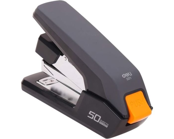 Lot de 12 Agrafeuses De bureau Deli-0371 en construction métallique 50 feuilles agrafes 24/6 24/8 26/6 – Image 7