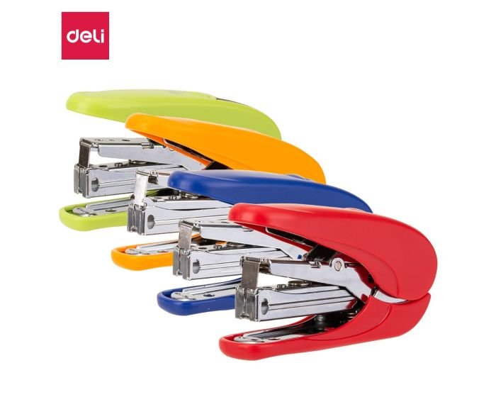 Lot de 12 Kit d'agrafages Deli-E0365 (1 agrafeuse + 1 boite d'agrafes) 15 feuilles – Image 5