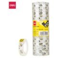 Lot de 12 Rubans adhésifs de bureau super transparent Deli E30015 - 12 mm x 27 m