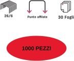 Lot de 20 boites de 1000 Agrafes deli-E0012S 26/6 Sécurise jusqu'à 30 feuilles argent – Image 5