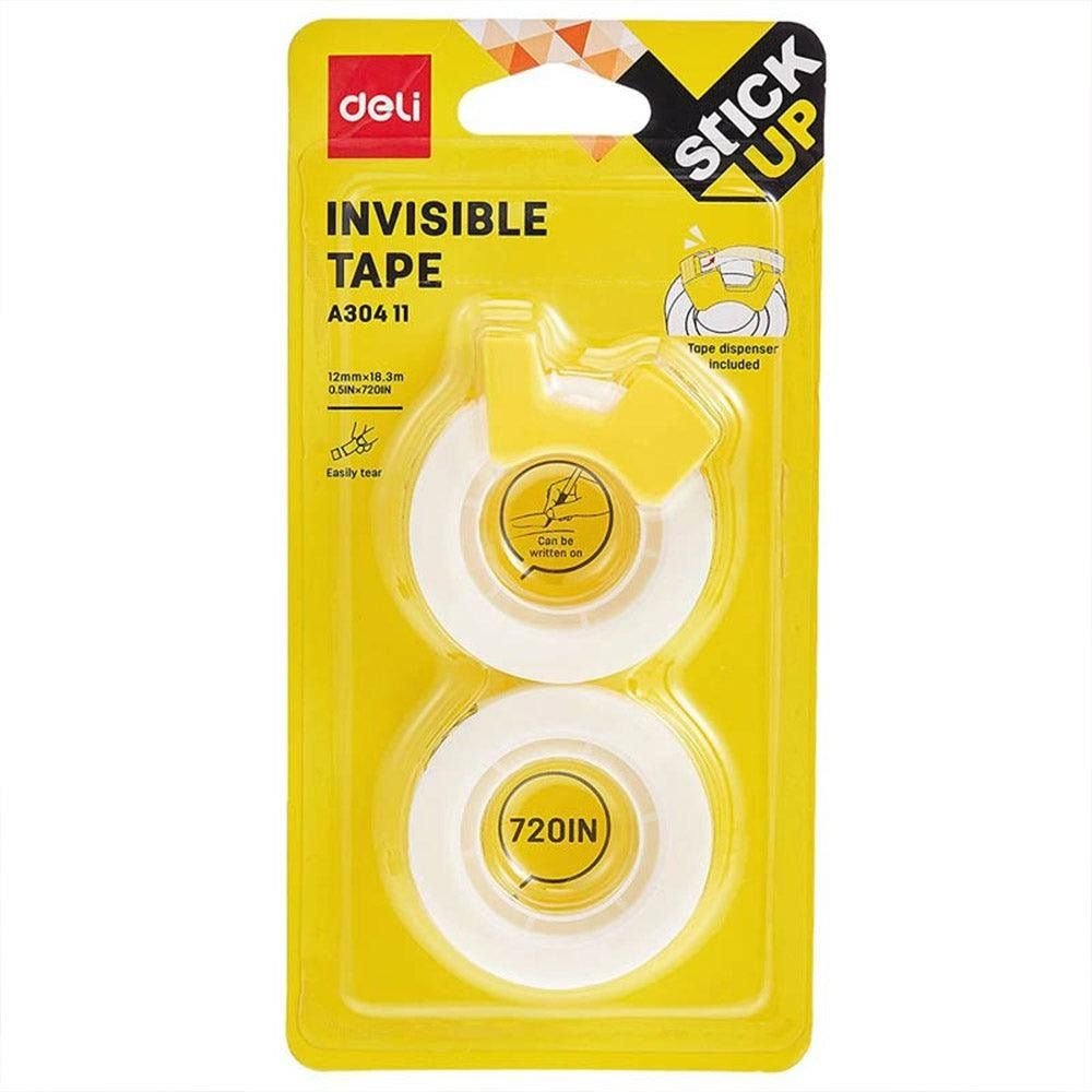 Lot de 24 Rubans Adhésifs Invisibles Deli EA30411 - 12 Mm X 18,3 M 2 PIECES/LOT – Image 6