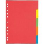 LOT DE 10 JEUX DE 6 INTERCALAIRES EN DOSSIER 240G A3 SICLA TOUCHES NEUTRES