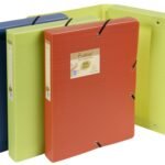 Lot de 10 Chemises-boites SICLA en polypropylène Dos:4cm