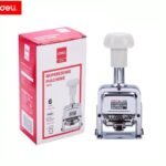 MACHINE DE NUMÉROTATION AUTOMATIQUE DELI-E7506 À 6 CHIFFRES