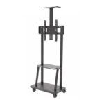 MEUBLE SUPPORT TV 42" à 86" DIGITAL DGT22-WMX007-1 ROBUSTE AVEC ROULETTES NOIR – Image 6