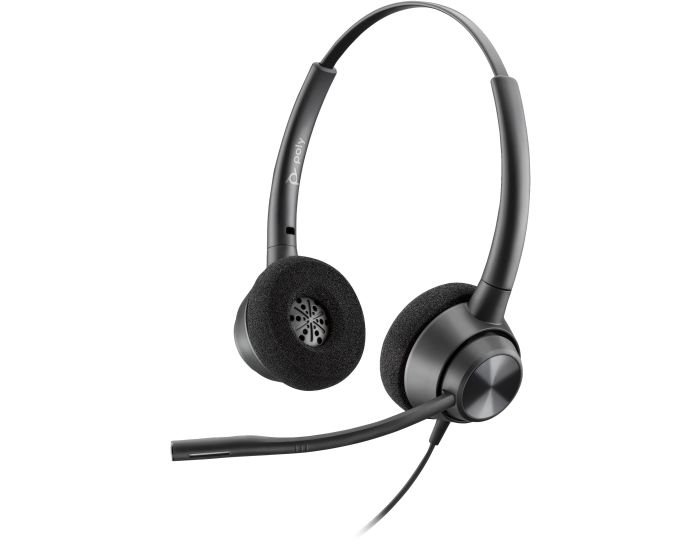 Micro-casque POLY EncorePro 320 binaural avec fonction Quick Disconnect TAA (77T26AA) – Image 2