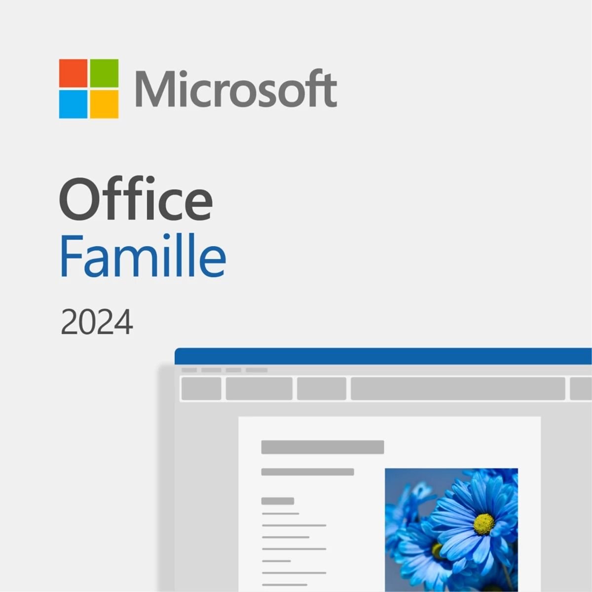 Microsoft Office Famille 2024 - Achat définitif pour 1 PC ou Mac (EP2-06843) – Image 2