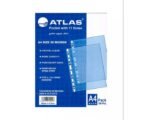 Paquet de 100 Pochettes perforées Atlas As-f32428 A4 40 MICRONS ULTRA RÉSISTANTES – Image 2