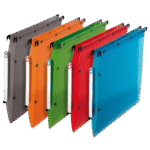 Lot de 25 Dossiers suspendus en poly 5/10e 380 mm pour armoire