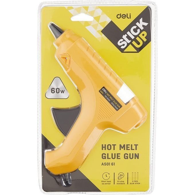 Pistolet à Colle Chaude 60w DELI A501 61 Jaune – Image 2