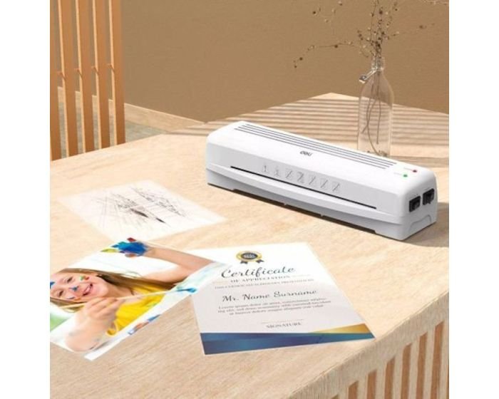 Plastifieuse à pochettes DELI E14379 - A3 - 260 mm/min 80-125 microns Blanc – Image 3