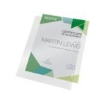 Paquet de 100 Pochettes coin transparentes Leitz 4100