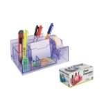 Porte Accessoires de Bureau Transparent en Plastique ARK - 1444 – Image 2