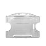 Lot de 100 Portes badge EVOLIS polypropylene translucide IDP64 H (1455700)