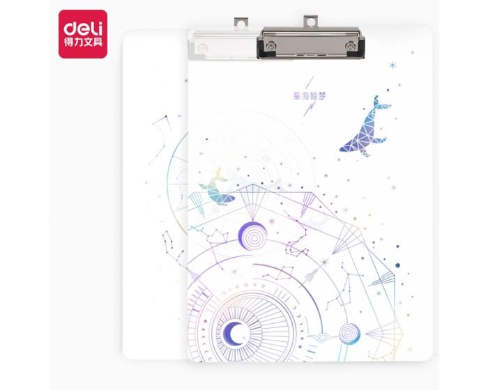 Porte Bloc Note Simple Deli 72603 A4 Transparent ASSORTIS – Image 5