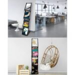 Porte catalogue cascade en metal 131,5cm A4 Noir