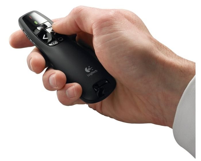 Présentateur sans fil LOGITECH R400 avec pointeur laser rouge integré (910-001356) – Image 2