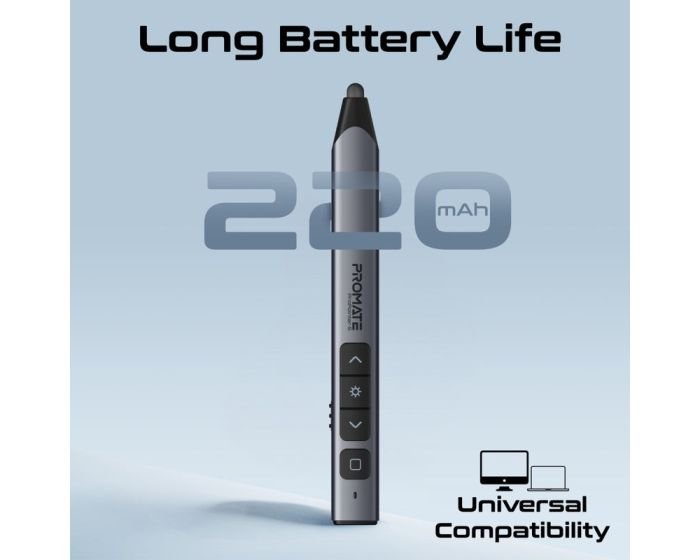 Présentateur sans fil Promate ProPointer-S intuitif universel avec stylet – Image 12