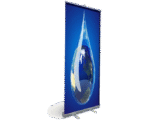 Roll-Up Standard Aluminium 80 × 200 cm – Support d’Affichage